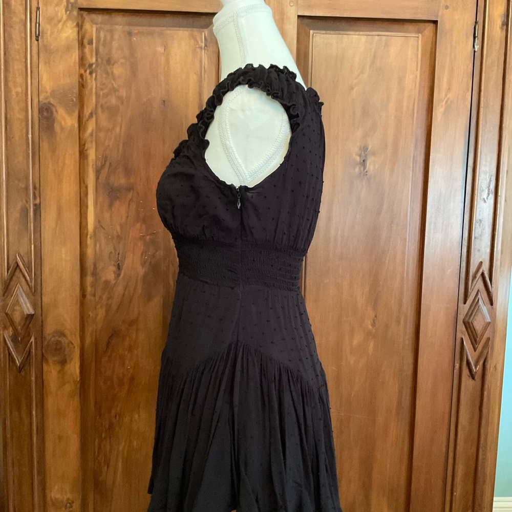 Chic Black Ruffled Romper - Picture 6 of 12